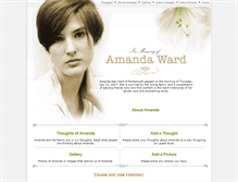 Tablet Screenshot of amandaforever.com